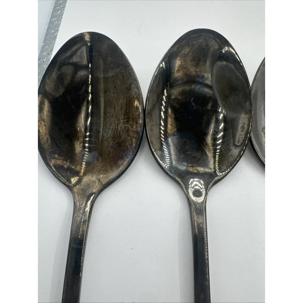Black Satin Flatware Stainless Steel Spoon Fork Knives‎ 14 Pieces